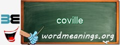 WordMeaning blackboard for coville